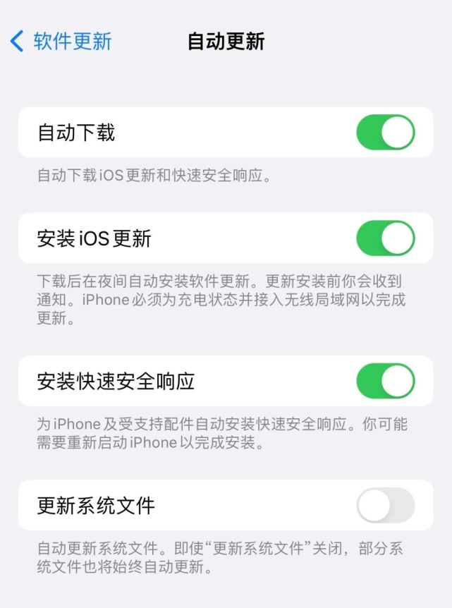 泽州苹果手机维修分享苹果快速安全响应更新有必要安装吗 