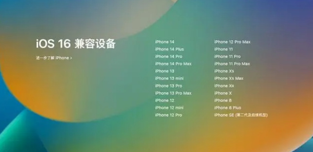 泽州苹果手机维修分享iOS16.1.1支持哪些设备 