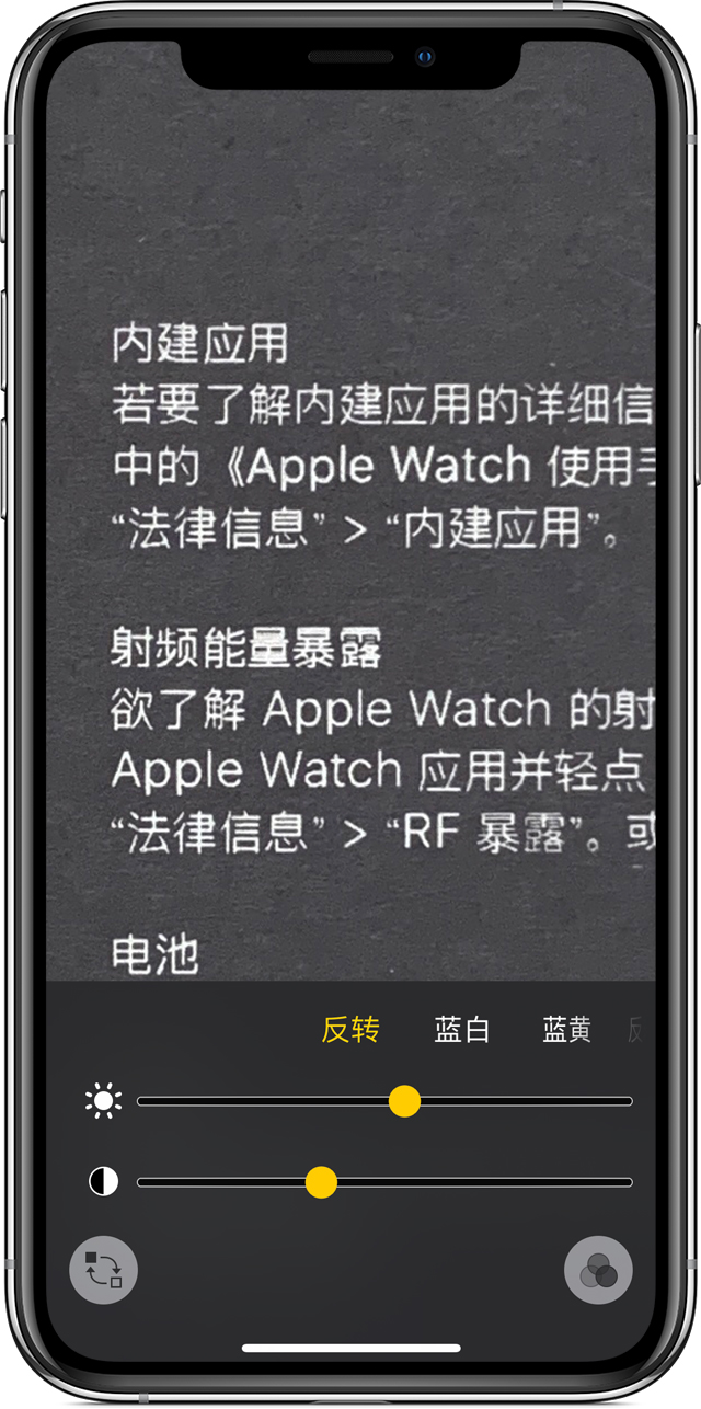 泽州苹果手机维修分享iPhone 小技巧：使用自带的放大器功能放大文字 